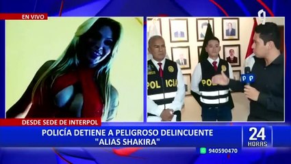 Chorrillos: Interpol captura a peligroso delincuente “Shakira”
