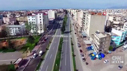 Adıyaman'da depremin öncesi ve sonrası havadan görüntülendi