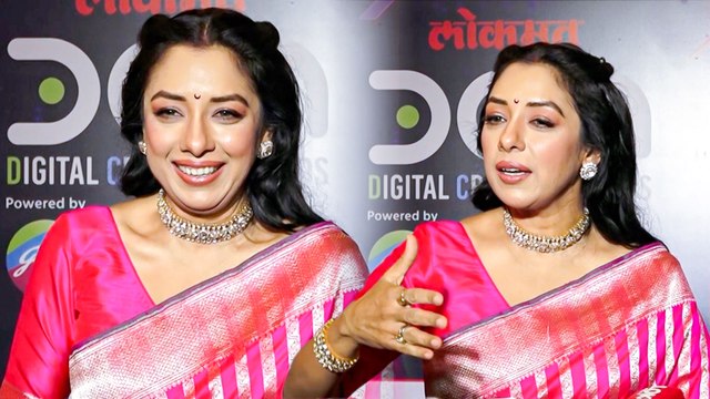 Rupali Ganguly ने Anupamaa के लिए जीता लोकमत डिजीटल पुरस्कार