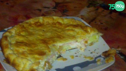 Tarte au saumon/boursin