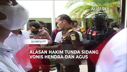Hakim Tunda Sidang Vonis Hendra Kurniawan dan Agus Nurpatria, Ini Alasannya