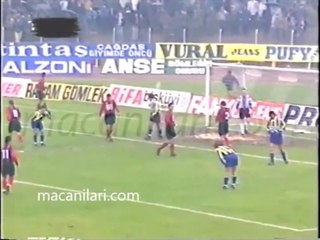 Gaziantepspor 1-1 Fenerbahçe 18.12.1994 - 1994-1995 Turkish 1st League Matchday 17
