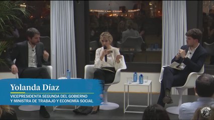 Yolanda Díaz defiende que la Unión Europea potencie un proyecto autónomo en economía y seguridad