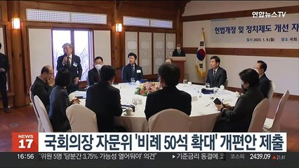 Descargar video: 국회의장 자문위 '비례대표 50석 확대' 선거제 개편안 제출