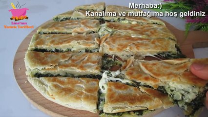 Evde ISPANAĞI Olan Herkes Yapabilir. Ispanak Dolgulu EKMEK Tarifi