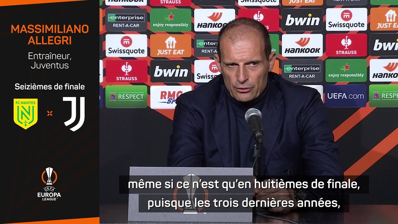 Allegri : "C'est une finale !"