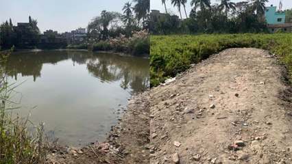 সোনারপুরে অবৈধ পুকুর ভরাটে বাধা দেওয়ায় কাউন্সিলরের ক্ষোভের শিকার পুরঅফিসার