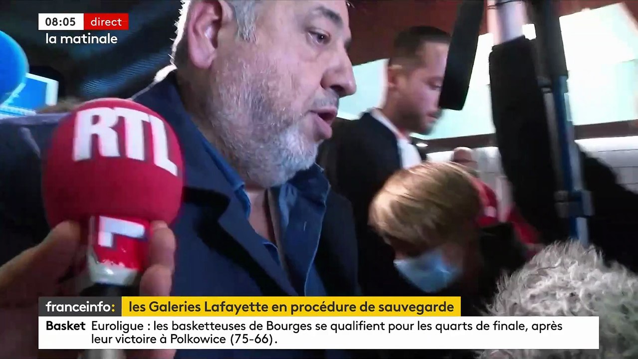 Le tribunal de commerce de Bordeaux a placé en procédure de sauvegarde les grands magasins Galeries Lafayette détenus par Michel Ohayon - VIDEO