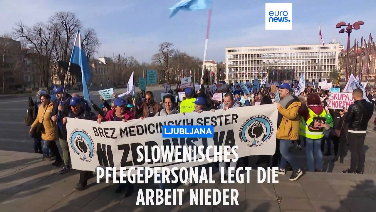 In Slowenien streikt das Pflegepersonal, In England (vorerst) nicht