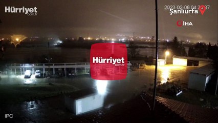 Şanlıurfa'da deprem anına ilişkin yeni görüntüler ortaya çıktı