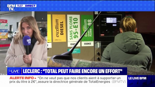 Le plafonnement des carburants à 1,99€ le litre représente environ 600 millions d'euros , selon la directrice générale de TotalEnergies