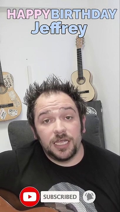 Happy Birthday, Jeffrey! Geburtstagsgrüße an Jeffrey