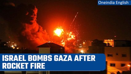 Tải video: Israel airstrikes follow Gaza rockets launched in wake of fatal West Bank raid | Oneindia News