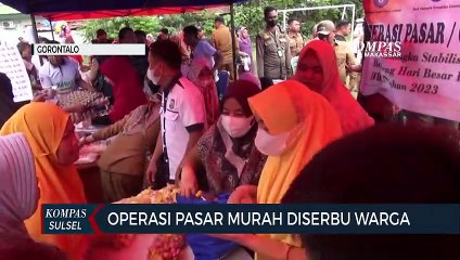 Operasi Pasar Murah Diserbu Warga