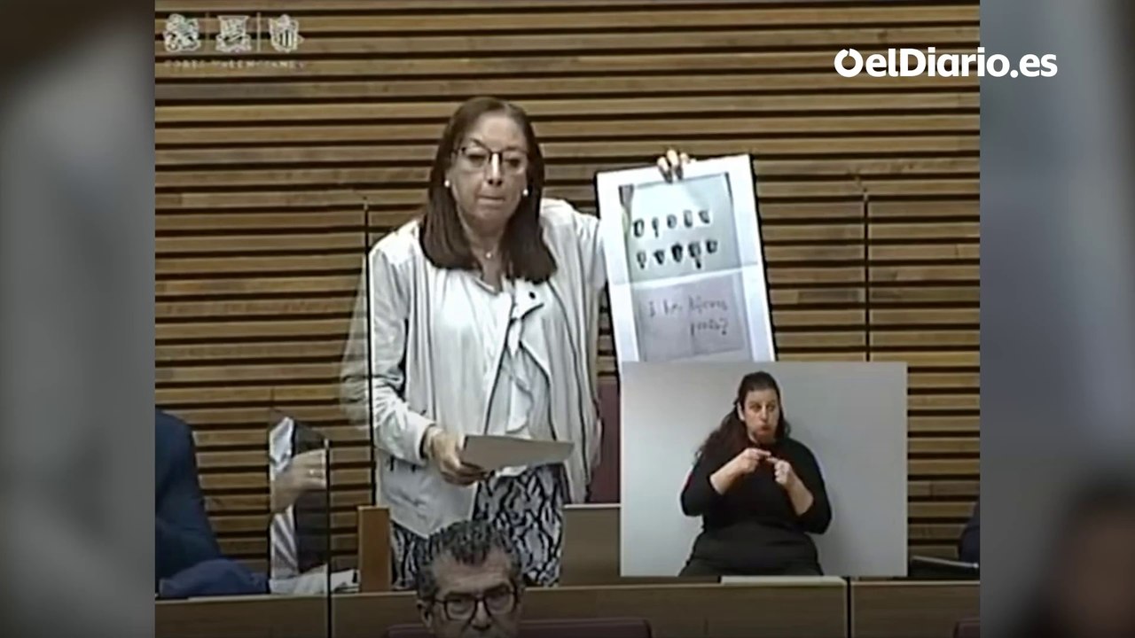 La respuesta de una consellera valenciana a las fotos de penes que Vox ha llevado a las Corts: “La diversidad es hija de Dios”