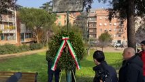 Fdi depone corona d'alloro in memoria di Paolo Di Nella a Roma