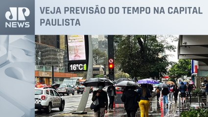 Sol aparece, mas previsão é de chuva para São Paulo nesta quinta (23)