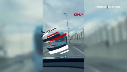 Maltepe'de trafikte skandal görüntüler