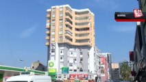 Adana'da tartışılan binadaki görüntü 'boya krizi' ile ortaya çıkmış