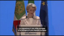 Ursula von der Leyen: su migranti serve una risposta europea