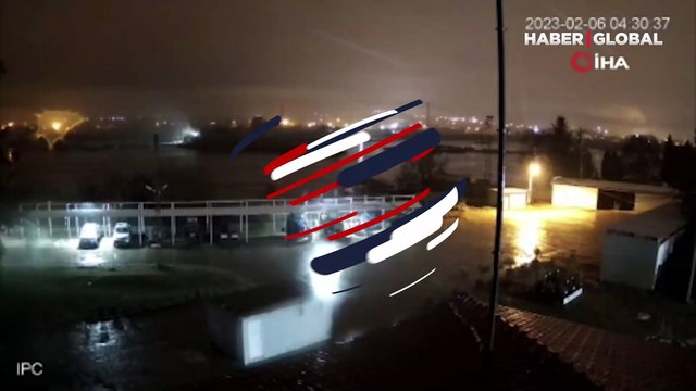 Sarsıntının şiddetini gözler önüne serdi! Depremin yeni görüntüleri ortaya çıktı