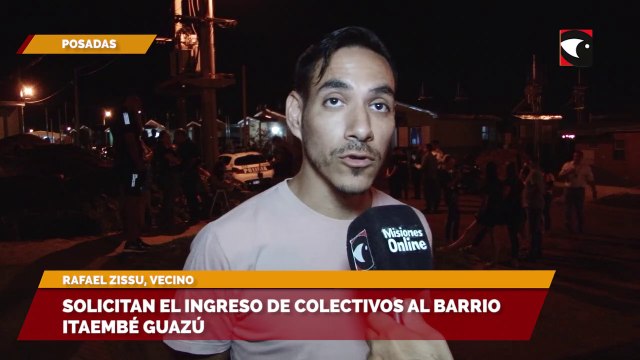 Posadas | Vecinos del barrio Itaembé Guazú solicitan el ingreso de líneas de colectivo