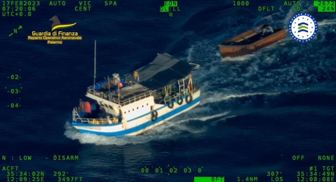 Immigrazione clandestina, fermati 5 scafisti (23.02.23)