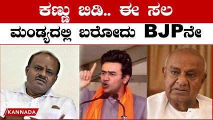 ಈ ಸಲ ಹಳೆ ಮೈಸೂರು ಭಾಗದಲ್ಲಿ  BJP ಗೆಲ್ಲೋದು  ಪಕ್ಕಾ!!  ಹೇಗೆ ಅಂತಾ ಕಾರಣ ಕೊಟ್ಟ ತೇಜಸ್ವಿ ಸೂರ್ಯ | Oneindia