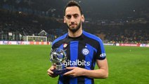 Hakan Çalhanoğlu, Şampiyonlar Ligi'ne damga vurdu! Layık görüldüğü ödülü depremzedelere adadı