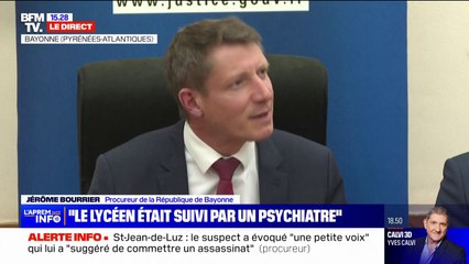 Professeure tuée: "Le parquet demandera le placement en détention provisoire" du lycéen, déclare le procureur de Bayonne