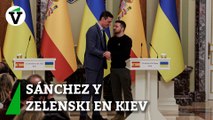 Sánchez y Zelenski se reúnen en Kiev, Ucrania