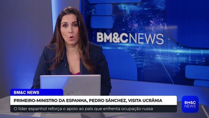 PRIMEIRO-MINISTRO DA ESPANHA, PEDRO SÁNCHEZ, VISITA UCRÂNIA