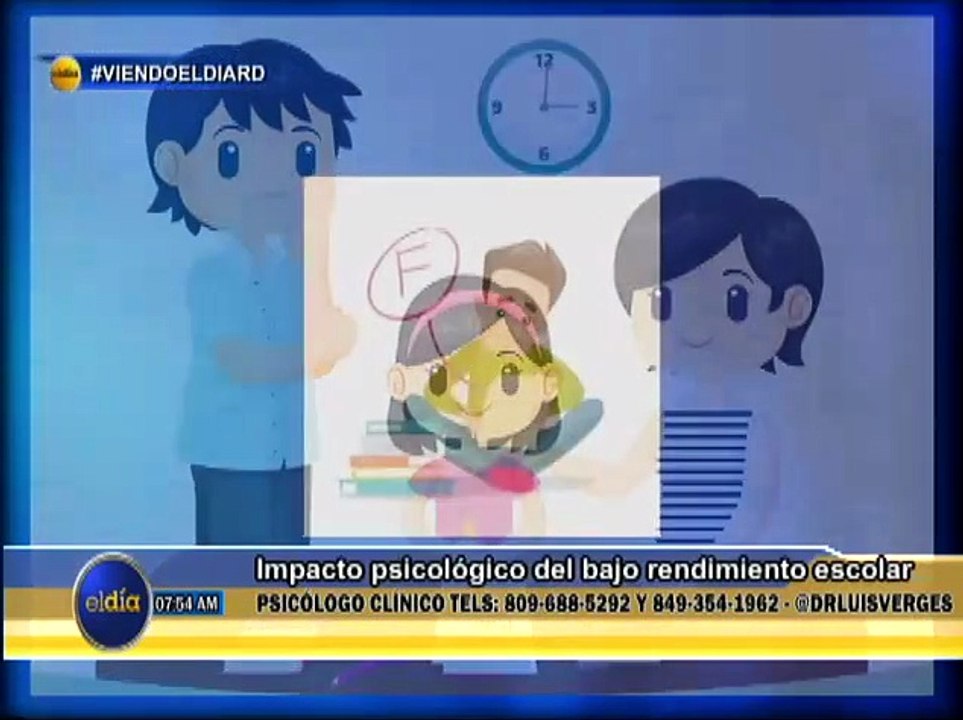 #ElDia / Capsula del Dr. Luis Verges, Impacto psicológico del bajo rendimiento escolar/ 23 febrero 2023