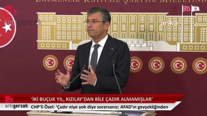 Özgür Özel'den Süleyman Soylu'ya çadır tepkisi