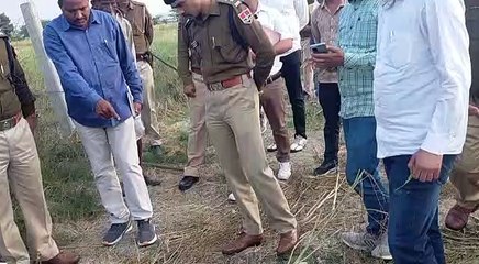 लादीदेवी हत्या कांड: पुलिस अधीक्षक ने घटना स्थल का किया मुआयना