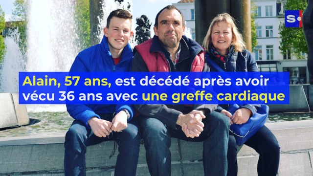 Alain Delhoulle, un Bruxellois de 57 ans, est décédé après avoir vécu 36 ans avec une greffe cardiaque, un record
