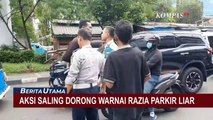 Petugas Keamanan Cekcok dengan Petugas Dishub saat Razia Parkir Liar di Rawamangun!