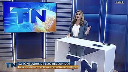 52 toneladas de lixo recolhidos após Carnaval em Vitória