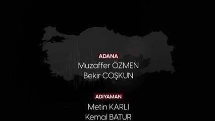 Tarım ve Orman Bakanlığı'nın 123 Personeli Depremde Hayatını Kaybetti