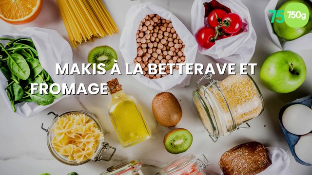 Makis à la betterave et fromage Pur Brebis Pyrénées