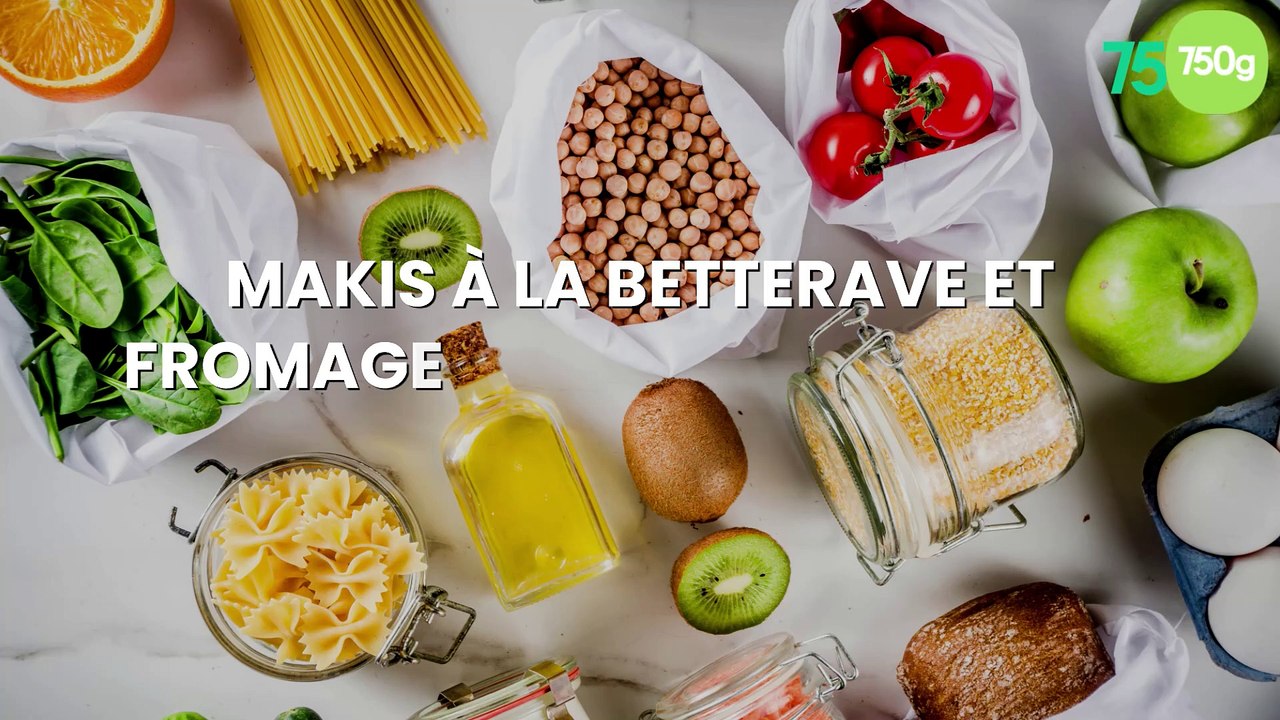 Makis à la betterave et fromage Pur Brebis Pyrénées