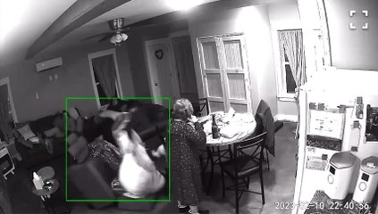 Falling Backwards in Chair Knocks Grandma Over