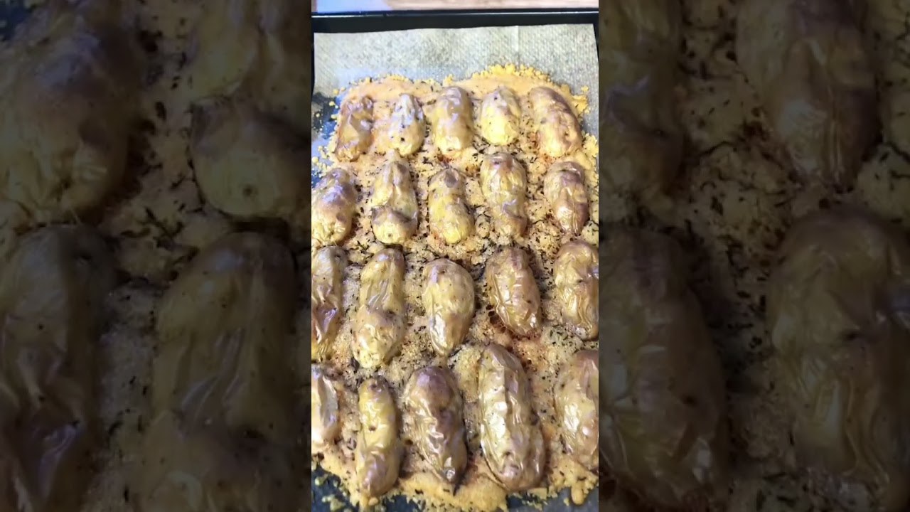 Pommes de terre au parmesan ou crispy parmesan potatoes