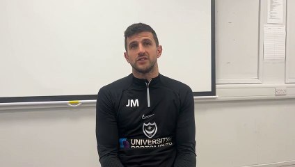 Watch: John Mousinho's Pompey latest