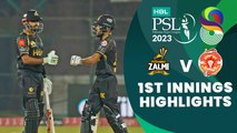 1st Innings Highlights | Peshawar Zalmi vs Islamabad United | Match 12 | HBL PSL 8 | MI2T