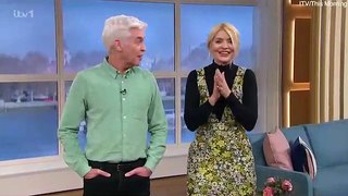 This Morning's Holly Willoughby runs off camera as she suffers a dramatic coughing fit live on air