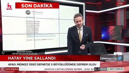 Defne Belediye Başkanı İbrahim Güzel isyan etti: Bir çadır veremediniz