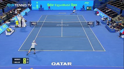 Doha - Murray à l'usure contre Müller
