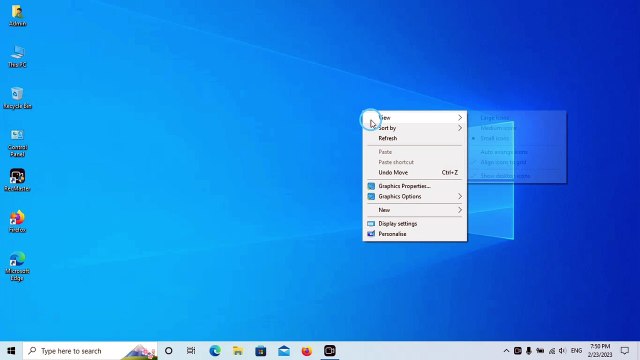 How to Hide and Show All Desktop Icons In Windows 10