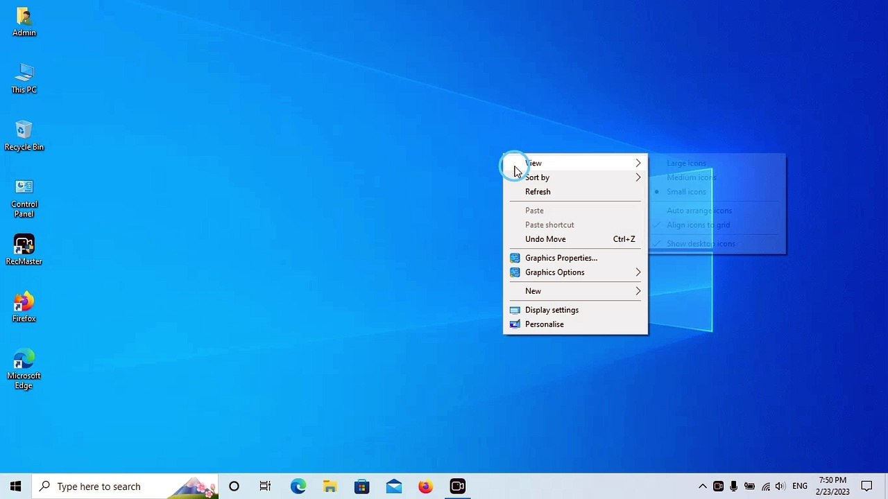 How to Hide and Show All Desktop Icons In Windows 10